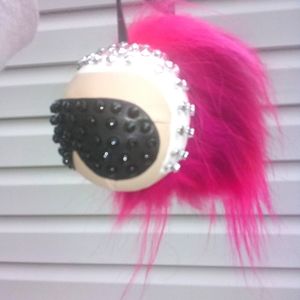 Fendi monster key chain NWT
